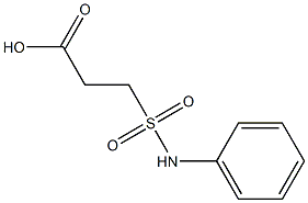 3-(phenylsulfamoyl)propanoic acid 结构式