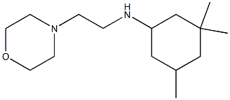 3,3,5-trimethyl-N-[2-(morpholin-4-yl)ethyl]cyclohexan-1-amine 结构式