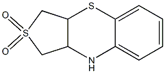 3,3a,9,9a-tetrahydro-1H-thieno[3,4-b][1,4]benzothiazine 2,2-dioxide 结构式