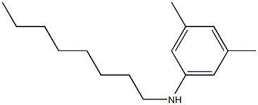 3,5-dimethyl-N-octylaniline 结构式