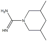 3,5-dimethylpiperidine-1-carboximidamide 结构式