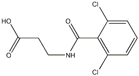 3-[(2,6-dichlorophenyl)formamido]propanoic acid 结构式