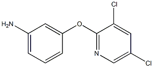 3-[(3,5-dichloropyridin-2-yl)oxy]aniline 结构式