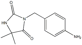 3-[(4-aminophenyl)methyl]-5,5-dimethylimidazolidine-2,4-dione 结构式