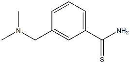 3-[(dimethylamino)methyl]benzenecarbothioamide 结构式