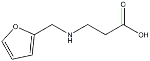 3-[(furan-2-ylmethyl)amino]propanoic acid 结构式