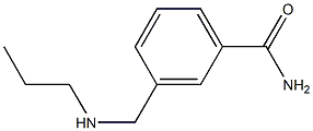 3-[(propylamino)methyl]benzamide 结构式