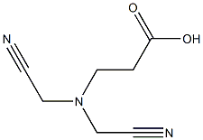 3-[bis(cyanomethyl)amino]propanoic acid 结构式