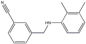 3-{[(2,3-dimethylphenyl)amino]methyl}benzonitrile 结构式