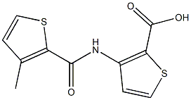 3-{[(3-methylthien-2-yl)carbonyl]amino}thiophene-2-carboxylic acid 结构式