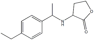 3-{[1-(4-ethylphenyl)ethyl]amino}oxolan-2-one 结构式