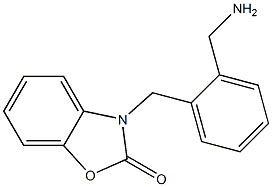 3-{[2-(aminomethyl)phenyl]methyl}-2,3-dihydro-1,3-benzoxazol-2-one 结构式