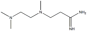 3-{[2-(dimethylamino)ethyl](methyl)amino}propanimidamide 结构式