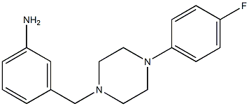 3-{[4-(4-fluorophenyl)piperazin-1-yl]methyl}aniline 结构式
