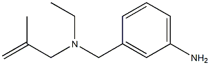 3-{[ethyl(2-methylprop-2-en-1-yl)amino]methyl}aniline 结构式