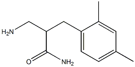 3-amino-2-[(2,4-dimethylphenyl)methyl]propanamide 结构式