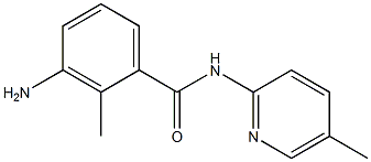 3-amino-2-methyl-N-(5-methylpyridin-2-yl)benzamide 结构式