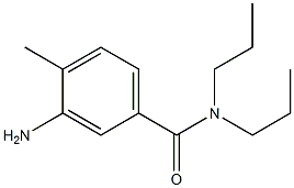 3-amino-4-methyl-N,N-dipropylbenzamide 结构式