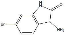 3-amino-6-bromo-2,3-dihydro-1H-indol-2-one 结构式