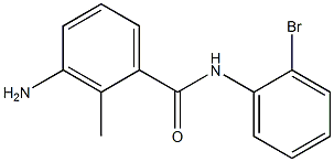 3-amino-N-(2-bromophenyl)-2-methylbenzamide 结构式