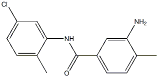 3-amino-N-(5-chloro-2-methylphenyl)-4-methylbenzamide 结构式