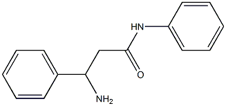 3-amino-N,3-diphenylpropanamide 结构式