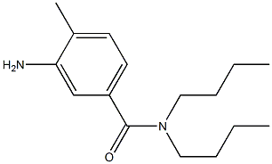 3-amino-N,N-dibutyl-4-methylbenzamide 结构式