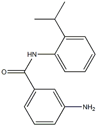 3-amino-N-[2-(propan-2-yl)phenyl]benzamide 结构式