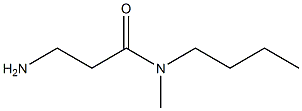 3-amino-N-butyl-N-methylpropanamide 结构式