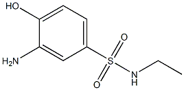 3-amino-N-ethyl-4-hydroxybenzene-1-sulfonamide 结构式