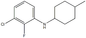 3-chloro-2-fluoro-N-(4-methylcyclohexyl)aniline 结构式