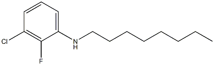 3-chloro-2-fluoro-N-octylaniline 结构式