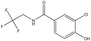 3-chloro-4-hydroxy-N-(2,2,2-trifluoroethyl)benzamide 结构式