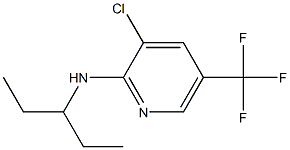 3-chloro-N-(pentan-3-yl)-5-(trifluoromethyl)pyridin-2-amine 结构式