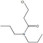 3-chloro-N,N-dipropylpropanamide 结构式