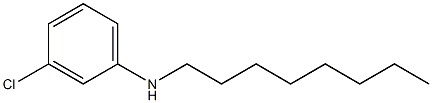 3-chloro-N-octylaniline 结构式