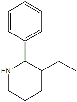 3-ethyl-2-phenylpiperidine 结构式