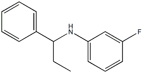 3-fluoro-N-(1-phenylpropyl)aniline 结构式