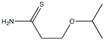 3-isopropoxypropanethioamide 结构式