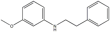 3-methoxy-N-(2-phenylethyl)aniline 结构式