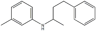 3-methyl-N-(4-phenylbutan-2-yl)aniline 结构式