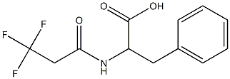 3-phenyl-2-[(3,3,3-trifluoropropanoyl)amino]propanoic acid 结构式