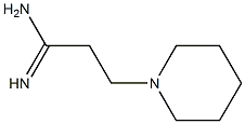 3-piperidin-1-ylpropanimidamide 结构式