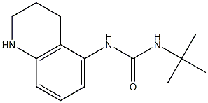 3-tert-butyl-1-1,2,3,4-tetrahydroquinolin-5-ylurea 结构式