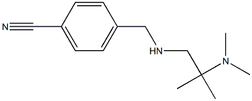 4-({[2-(dimethylamino)-2-methylpropyl]amino}methyl)benzonitrile 结构式