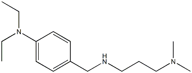 4-({[3-(dimethylamino)propyl]amino}methyl)-N,N-diethylaniline 结构式