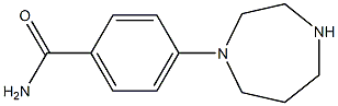 4-(1,4-diazepan-1-yl)benzamide 结构式