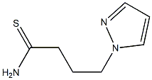 4-(1H-pyrazol-1-yl)butanethioamide 结构式