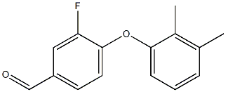 4-(2,3-dimethylphenoxy)-3-fluorobenzaldehyde 结构式