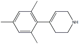 4-(2,4,6-trimethylphenyl)-1,2,3,6-tetrahydropyridine 结构式